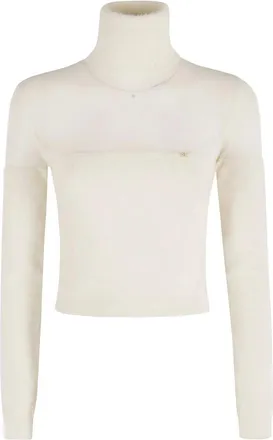 Elisabetta Franchi Donna, Maglie, Bianco, L, new