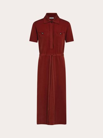 Ferragamo Women Polo dress Red