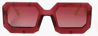 Linda Farrow MARKUS LUPFER Square Sunglasses with See Through Frame size Unica