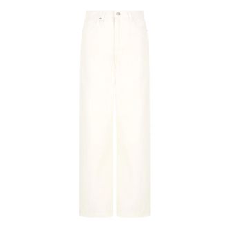 A|X Armani Exchange Wijde Ivoor Jeans voor Vrouwen - Dames - Loose Fit Jeans - Wit - W29 - Jeans