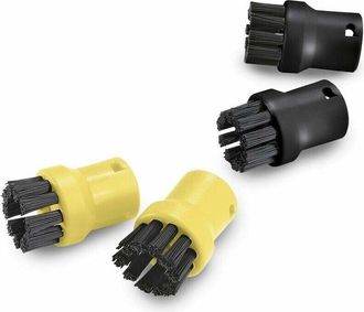 OEM Set Di 4 Spazzole Per La Pulizia A Vapore, Accessori Per La Pulizia A Vapore, Set Di Spazzole Rotonde, Per K&auml;rcher Sc1 Sc2 Ctk10 Sc3 Sc4 Sc5 Sc7