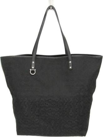 Ferragamo Tweedehands leren schoudertassen - Dames - Vintage Shopper - Zwart - ONE Size - Leer - Vintage