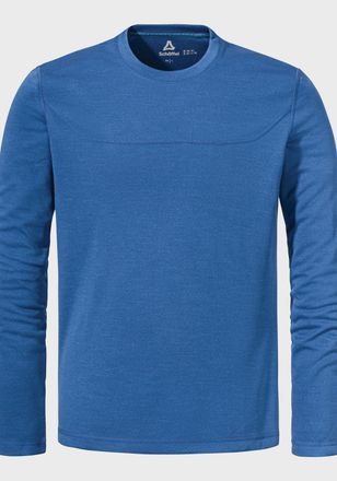 Sch&ouml;ffel Funktionsshirt SCH&Ouml;FFEL Hiking CIRC Longsleeve Style Smue MNS, Herren, Gr. 52, blau (8405, blau), Oberstoff: 100% Polyester, Rundhals, Shirts Funktion