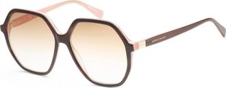 Longchamp Womens LO707S-208 LO707S 58 208 Fashion Sunglasses - Brown - One Size