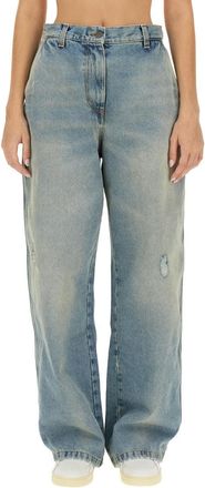 Palm Angels Paris Jeans Wide-Donna