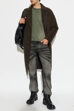 Diesel W-HULL Coat, Mens, Brown
