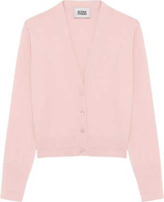 Alpha Studio Fijn Viscose Vest - Dames - Vesten - Roze - XL - Truien & Vesten