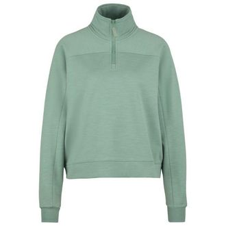Stoic MerinoFleece335 MMXX. Lulea Half zip Merinopullover f&uuml;r Damen | t&uuml;rkis