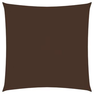 Berkfield Home Sunshade Sail Oxford Fabric Square 6x6 m Brown