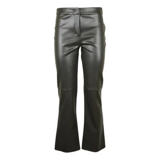 Max Mara Dames, Broeken, Groen, Maat: L Poliester