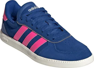 adidas Breaknet Sleek Sneaker in Royal/Lucid Pink/Core White at Nordstrom Rack, Size 6.5