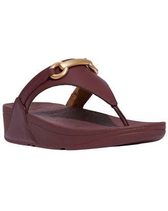 FitFlop FitFlop Toe-Post Leather Sandal