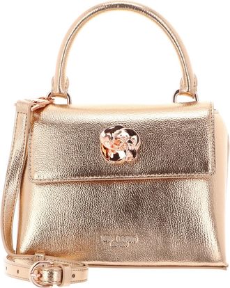 Ted Baker cross body bag Rosami Rose Detail Mini Metallic Top Handle Bag Rosegold rose gold-coloured