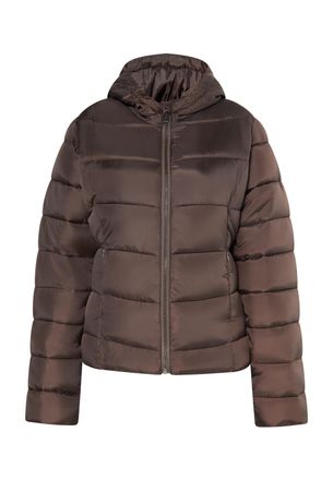 Usha Gewatteerd jack Dames donkerbruin