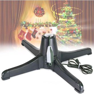 OEM Soporte El&eacute;ctrico Giratorio De 360&deg; Para &Aacute;rbol De Navidad Coocheer - Silencioso, Apto Para &Aacute;rboles De Navidad Artificiales De Hasta 2,3 M - 66 X 66 X 