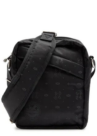 Porter Monogram-jacquard Nylon Shoulder bag - Black - One Size