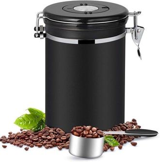 OEM Bote Para Caf&eacute; De 2,8 Litros, Fabricado En Acero Inoxidable 304, Recipiente Herm&eacute;tico Para Granos De Caf&eacute;, Caf&eacute; Molido Y Otros Productos Secos