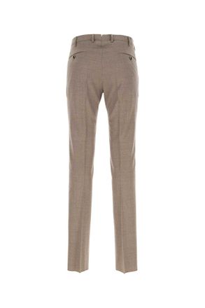Pantaloni Torino Mens Dove Grey Stretch Virgin Wool Pant 0120 Pantaloni Trousers