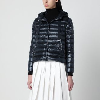 Herno Navy blue ultralight nylon puffer jacket