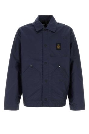 RefrigiWear Marineblauwe Nylon Hart Jacket