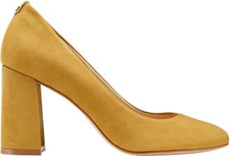 Cosmoparis Schoenen, Dames, Groen, 38 EU, Chique olijfgroene pump met hak