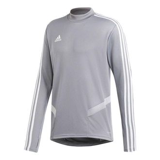 adidas Tiro19 Tr Top Soccer/Football Athleisure Casual Sports Quick Dry Breathable Long Sleeves Gray DW4801