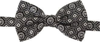 Dolce & Gabbana Zijden Verstelbare Halspapillon - Heren - Accessoires - Zwart - ONE Size - Accessoires
