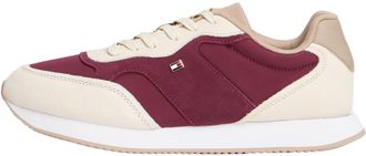 Tommy Hilfiger Womens Easy Suede Runner Trainers, Off-White (Muslin), 6