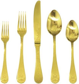 Mepra Casablanca Flatware Set - 5 Pieces in Gold at Nordstrom