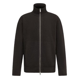 Drykorn Janor 10 Zip Strickjacke - Heren - Vesten met rits - Bruin - M - Wol - Hoodies & sweatvesten