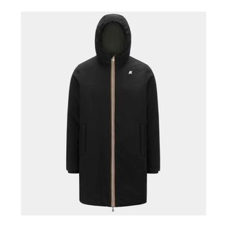 K-Way Heren, Mantels, Zwart, Maat: 2XL Poliester