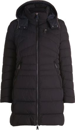 Gil Bret Jassen, Dames, Zwart, M, Nylon, Gewatteerde jas met afneembare capuchon