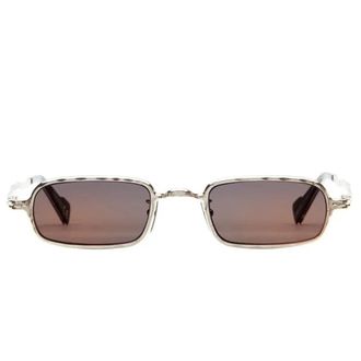 Kuboraum Sunglasses Maske Z18 Lg Glossy Gray/Light Gold Unisex