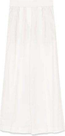 Brunello Cucinelli Pantaloni a gamba ampia - Bianco