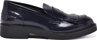 Gianluca Giordano Blue Rubber Glossy Loafers