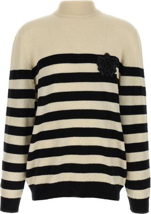 Balmain Marini&egrave;re Sweater - Heren - Coltruien - Veelkleurig - S - Wol - Truien & Vesten