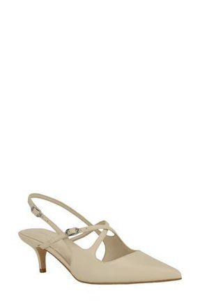 Calvin Klein Vierra 2 Slingback Pump in Ivory at Nordstrom Rack, Size 9.5