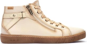Pikolinos Off-White Damessneaker Lanzarote - Dames - Sneakers - Wit - 40 EU - Leer - Schoenen