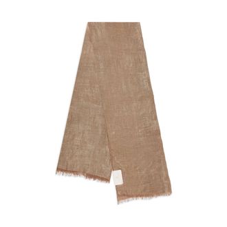 Brunello Cucinelli Brunello Cucinelli, Scarves, female, Beige, Size: ONE SIZE Scarf
