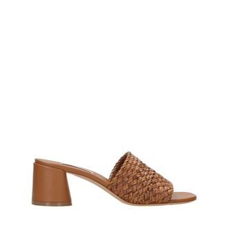 Casadei Su&egrave;de Sandalen - Dames - Muiltjes - Bruin - 40 EU - Su&egrave;de - Schoenen