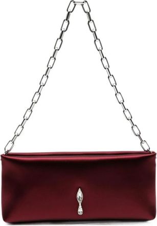 Christian Louboutin Maykimay Clutch - Dames - Schoudertassen - Rood - ONE Size - Leer - Tassen