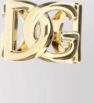 Dolce & Gabbana brass logo ring