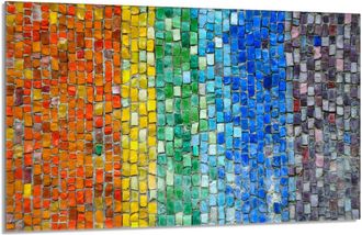 OEM Placa Protectora De Vidrio Para La Estufa 80x52 Colorido