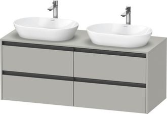 Duravit Duravit - Ketho.2 Mueble Bajo Lavabo, Recorte Para Lavabo En Ambos
