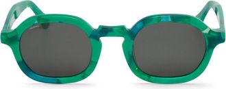 Mr.Boho Elpatio BMM7-11 Mens Sunglasses Green Size 47