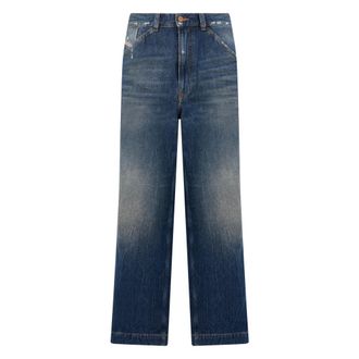 Diesel Straight Jeans, male, Blue, Size: W30 Straight Jeans