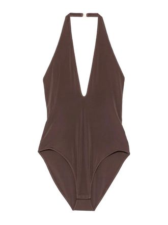 Zimmermann Zimmermann bodysuit luna chocolate