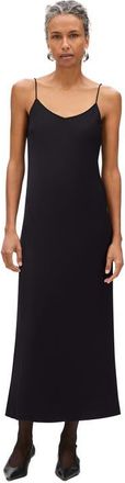 Another Tomorrow Satin Gown in Black at Nordstrom, Size 36 It