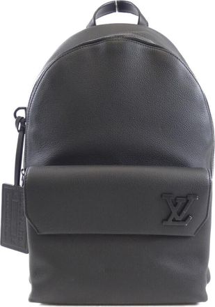 Louis Vuitton Black Leather Backpack (Pre-Owned)