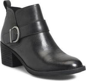 B&oslash;rn Royce Bootie in Black Leather at Nordstrom Rack, Size 6.5